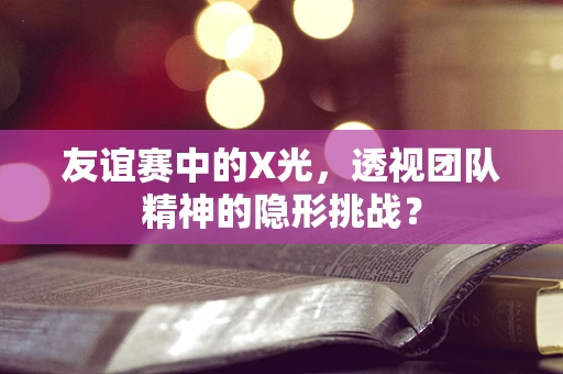 友谊赛中的X光，透视团队精神的隐形挑战？