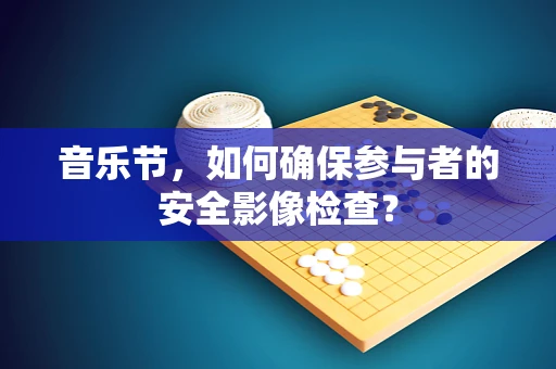 音乐节，如何确保参与者的安全影像检查？